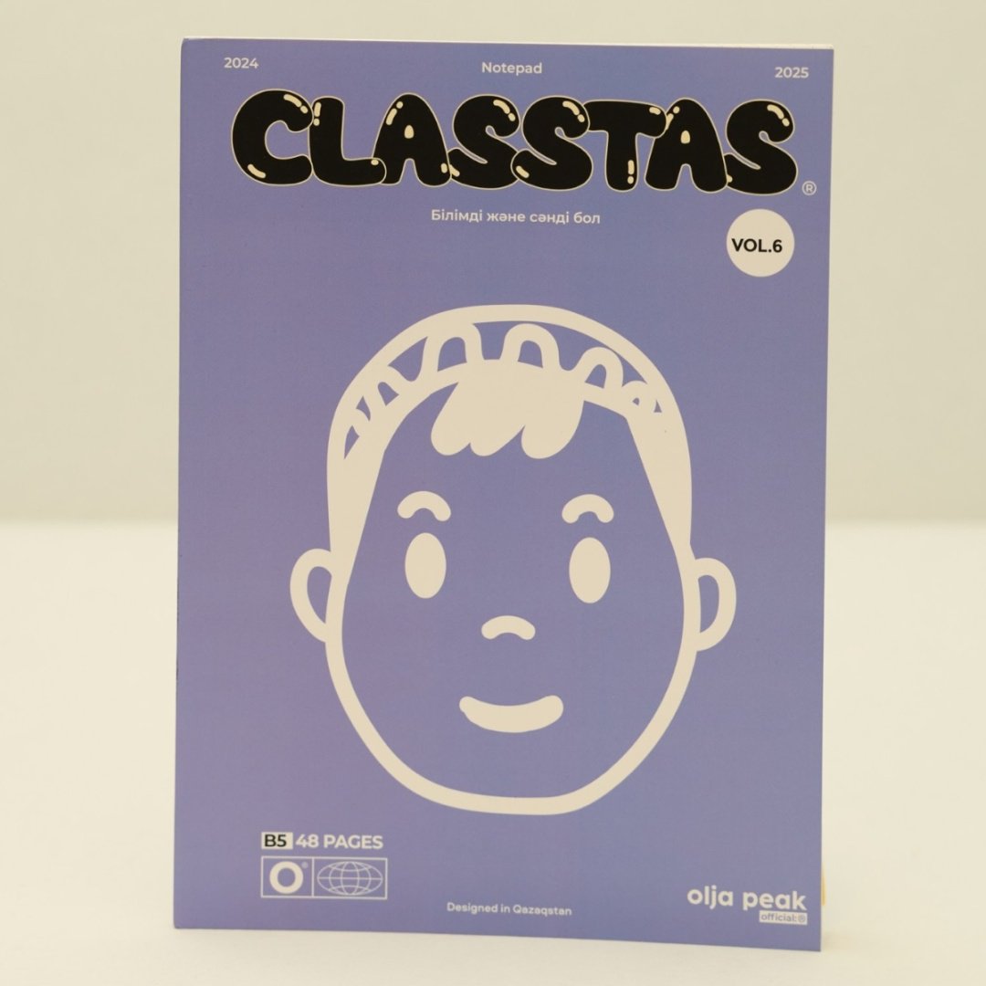 Общая тетрадь Olja Peak Classtas Vol.6, 48 л, В5, клетка, мягкая обложка, 1 шт купить,NaN