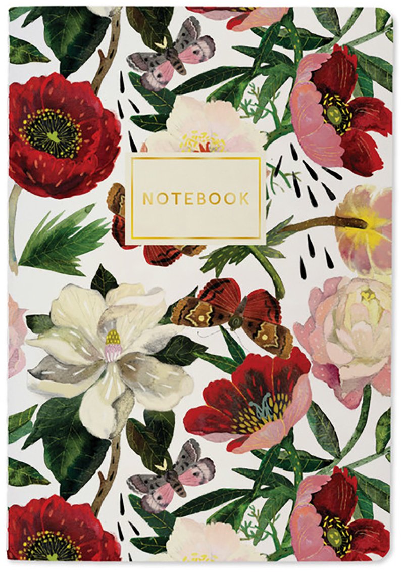 Общая тетрадь Bruno Visconti Flora, 40 л, А5, линейка, мягкая обложка, 1 шт купить,NaN
