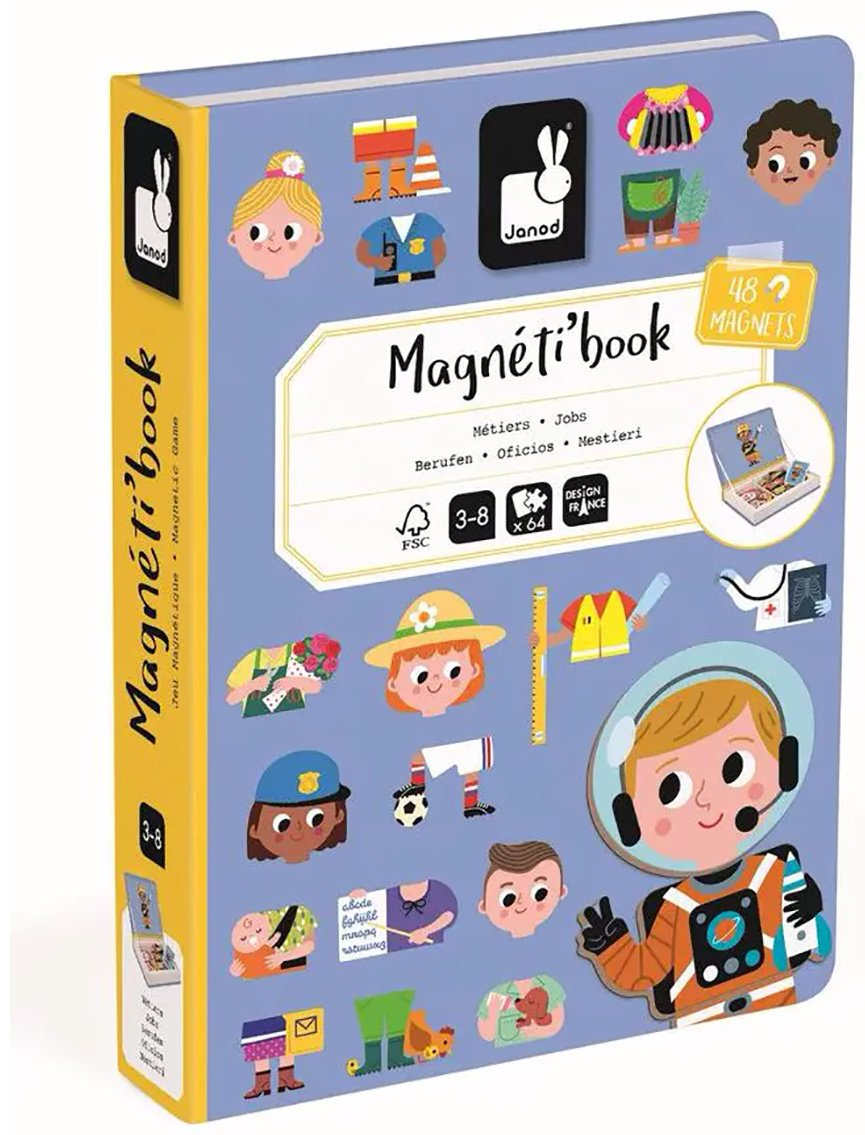Книжка-игрушка Janod Профессии купить,NaN
