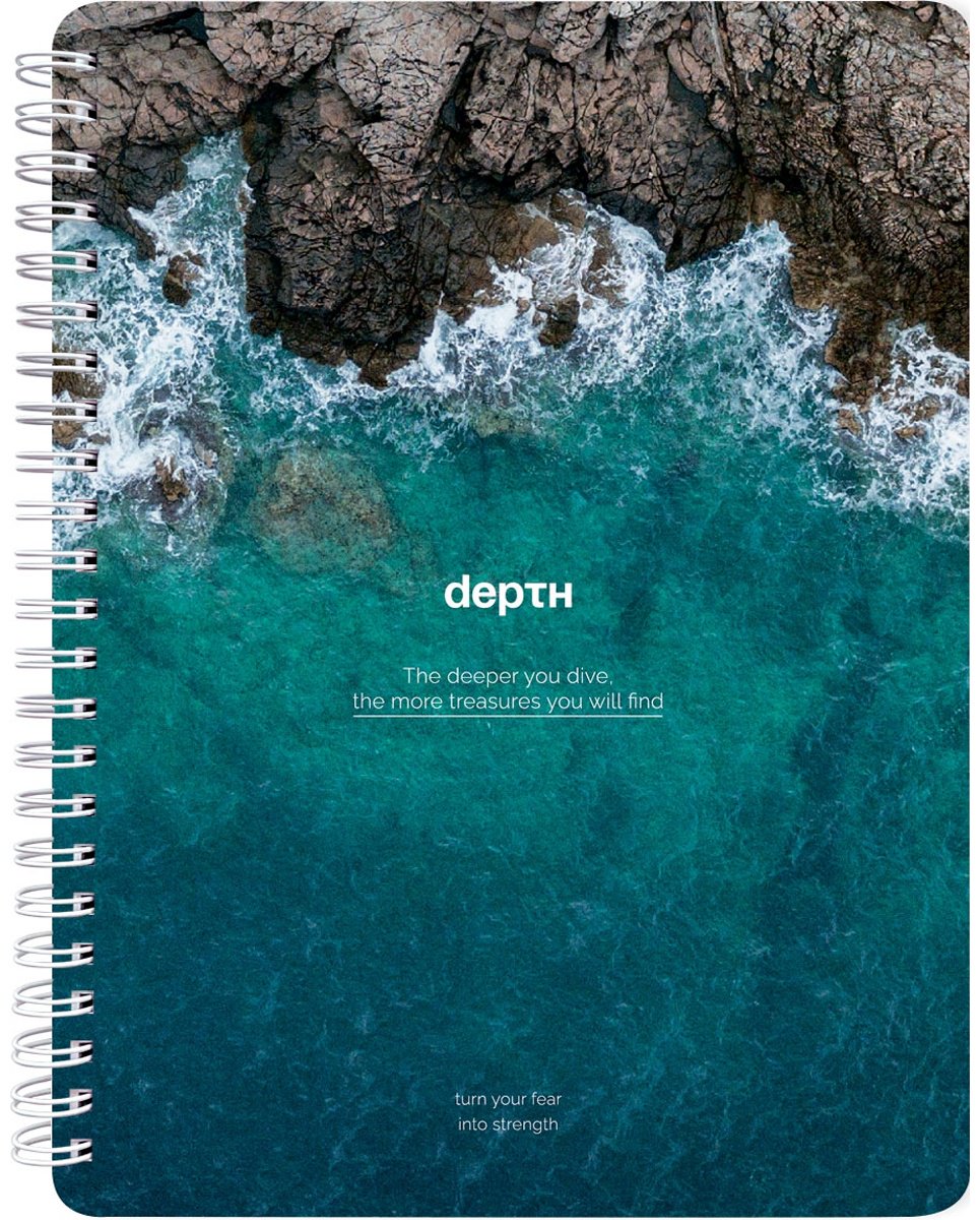 Общая тетрадь Be Smart Ocean, 80 л, А5, клетка, мягкая обложка, 1 шт купить,NaN