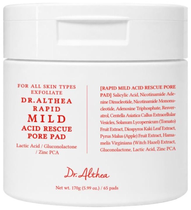 Dr. Althea тонер-пэды Rapid Mild Acid Rescue Pore Pad 170 мл - ForteMarket Dr. Althea тонер-пэды Rapid Mild Acid Rescue Pore Pad 170 мл купить,8700