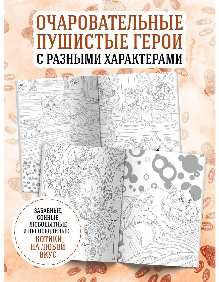 Раскраска Бомбора Котики, которые успокаивают купить,NaN