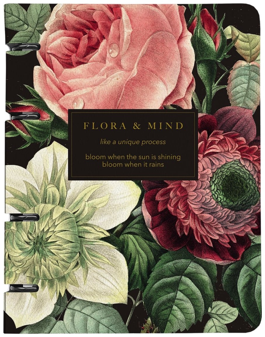 Общая тетрадь Be Smart Flora, 120 л, А5, клетка, твердая обложка, 1 шт купить,NaN