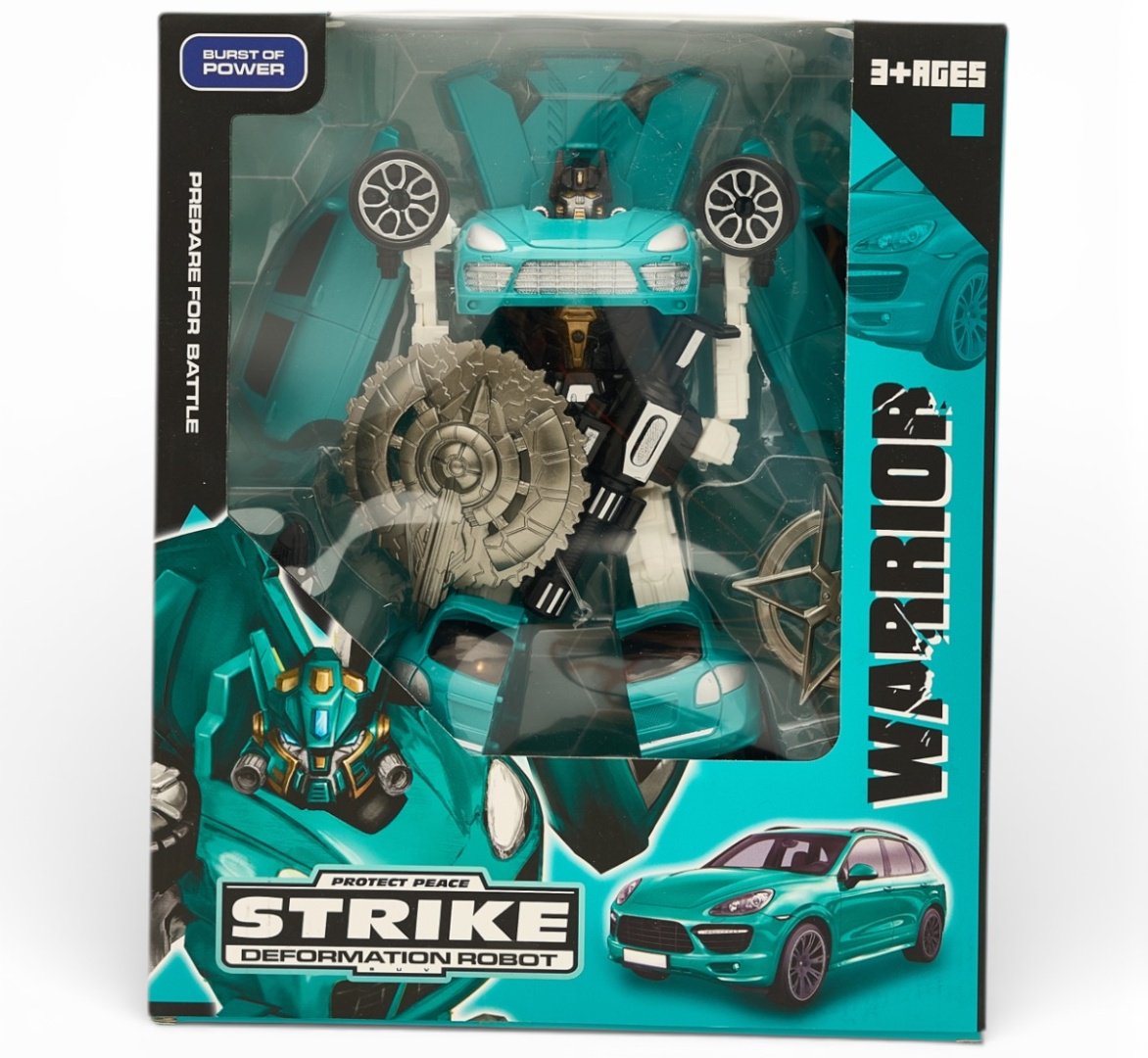 Трансформер Changerobot Strike Warrior - Бирюзовый, высота 20 см купить,NaN