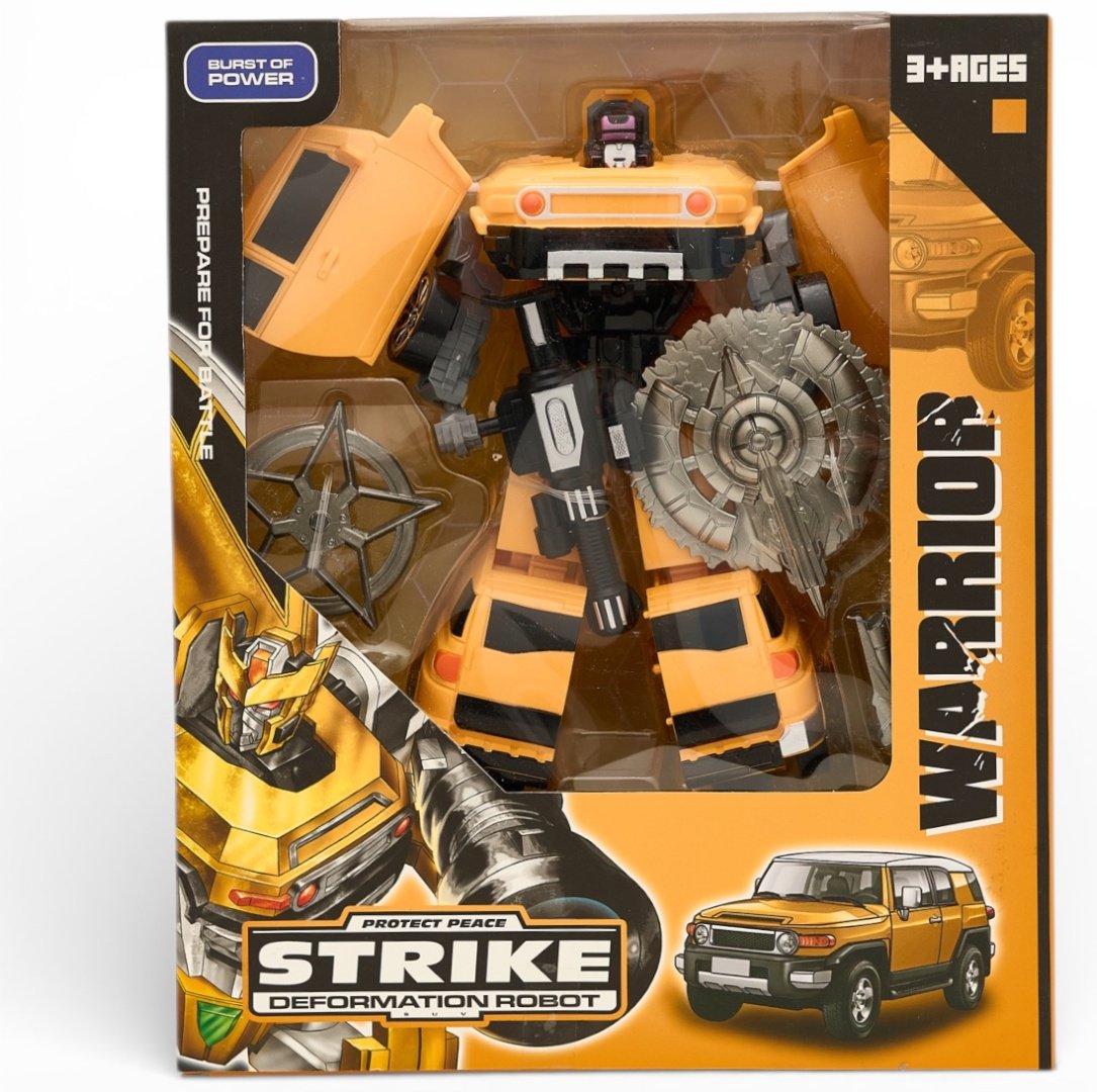 Трансформер Changerobot Strike Warrior - Желтый, высота 20 см купить,NaN