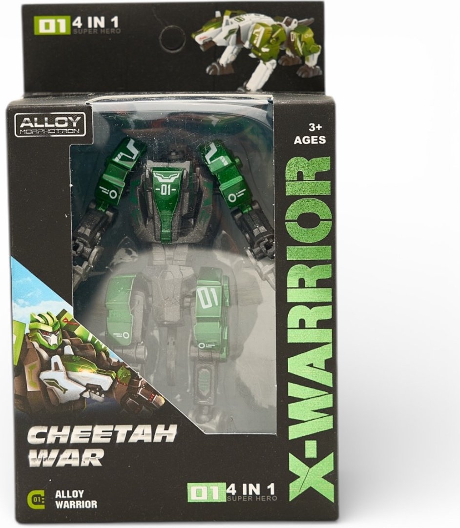 Трансформер Changerobot X Warrior - Cheetah War (A), высота 9 см купить,NaN