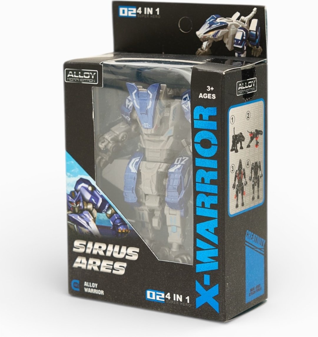 Трансформер Changerobot X Warrior - Sirius Ares (A), высота 9 см купить,NaN