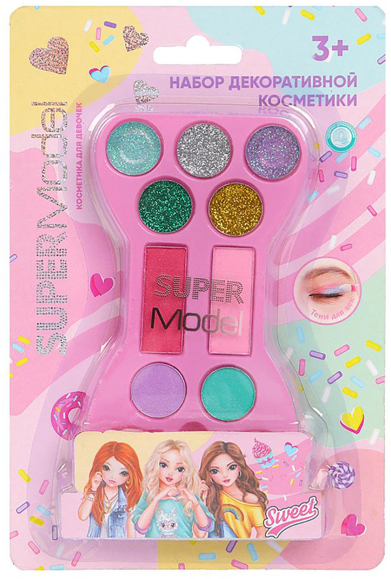 МИЛАЯ ЛЕДИ Super Model. Тени для век ярких оттенков №1 тени 3+ купить,NaN