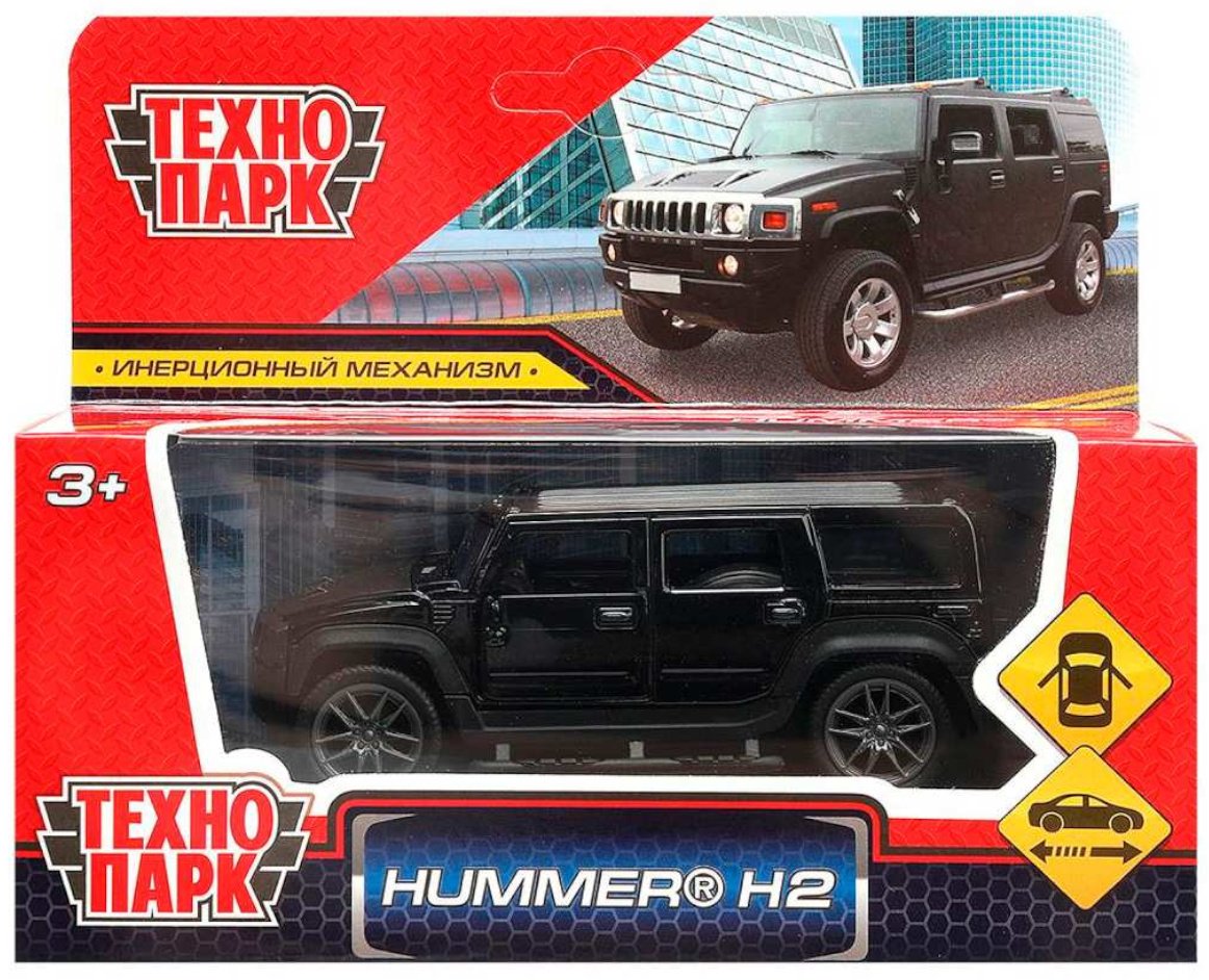 Внедорожник Технопарк Hummer H2 General Motors черный купить,NaN
