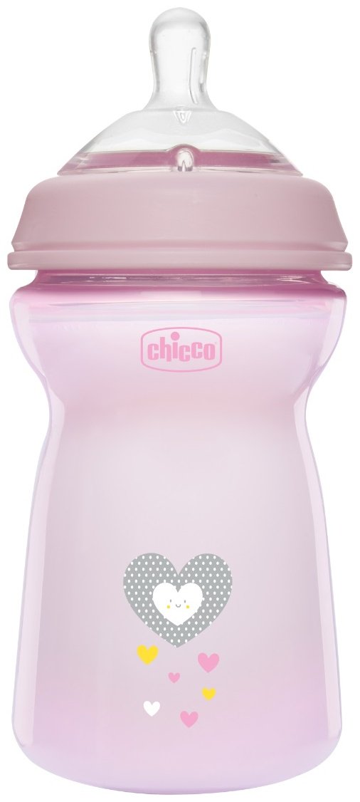 Бутылочка Chicco 00081335100000 330 мл розовый купить,NaN