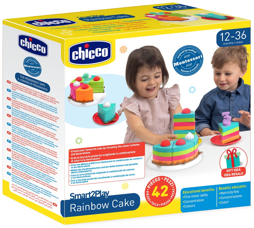 Игровой центр Chicco конструктор "Торт Радуга" купить,NaN