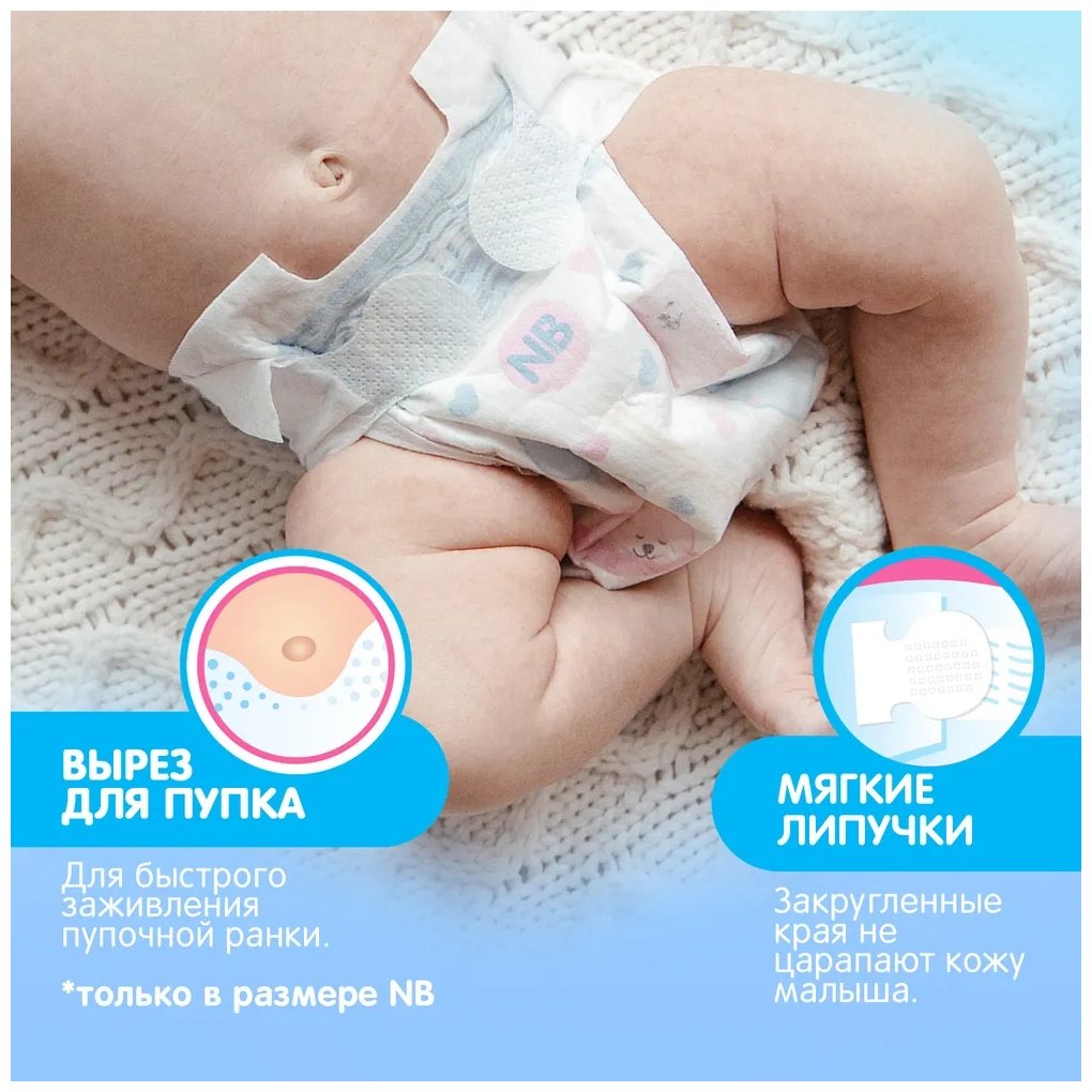 Подгузники Joonies Premium NB, 72 шт купить,NaN