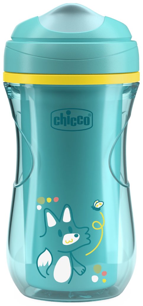 Термочашка Chicco, 266 мл, бирюзовый купить,NaN