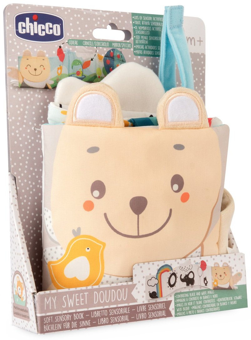 Книжка-игрушка Chicco Мягкая сенсорная книжка купить,NaN