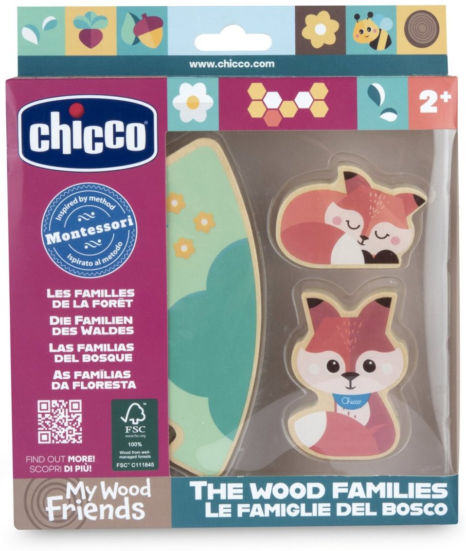 Кукольный театр Chicco Семья Лис с папой купить,NaN