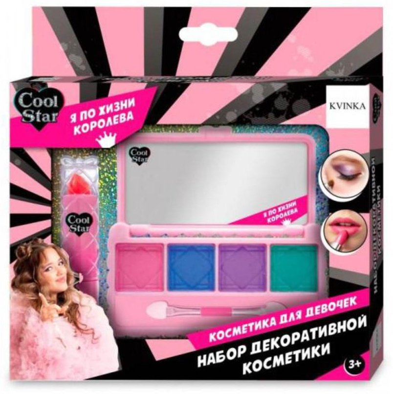 Cool Star KVINKA. Тени для век + помада набор 3+ купить,NaN
