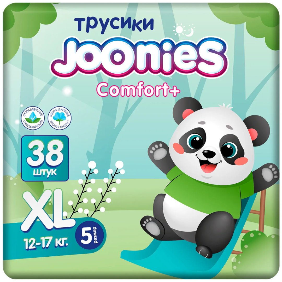 Подгузники-трусики Joonies Comfort+ XL 5 12-17кг 38 шт купить,NaN
