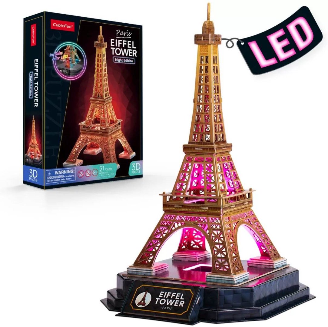 CubicFun Эйфелева башня 3D 51 деталей купить,NaN