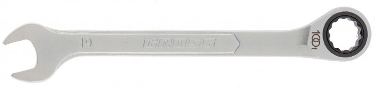 Ключ с кольцевой трещоткой Gross 14857 19мм