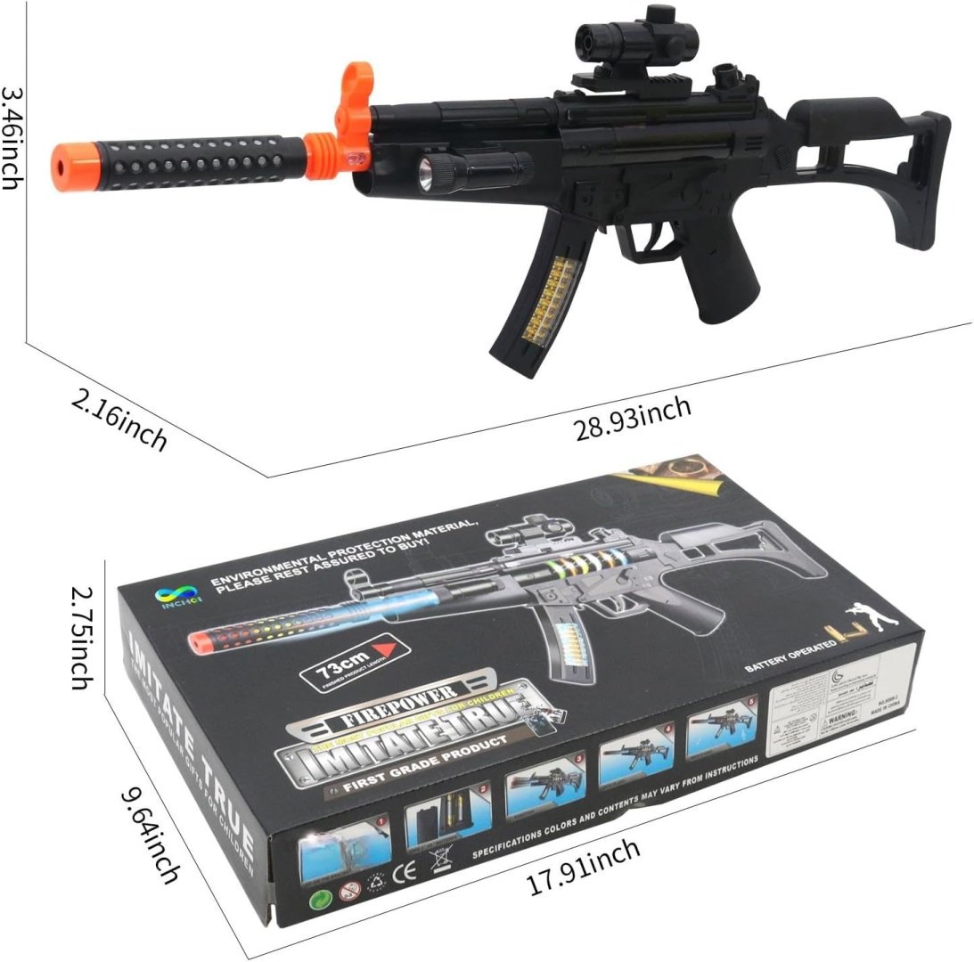 Автомат FirePower Light&Sound 808B-2, пластик купить,NaN