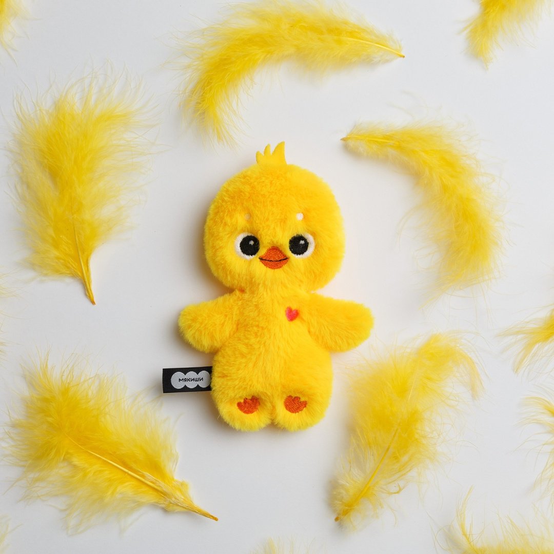 Мягкая игрушка Мякиши Утёнок, 18 см купить,NaN