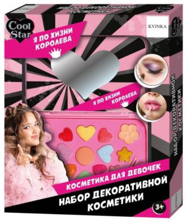 Cool Star KVINKA. Тени для век + блеск для губ набор 3+ купить,NaN