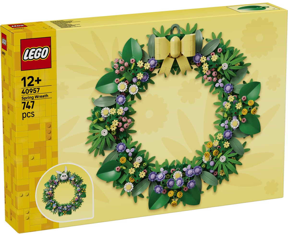 Конструктор LEGO Весенний венок 40957, деталей 747 шт купить,NaN