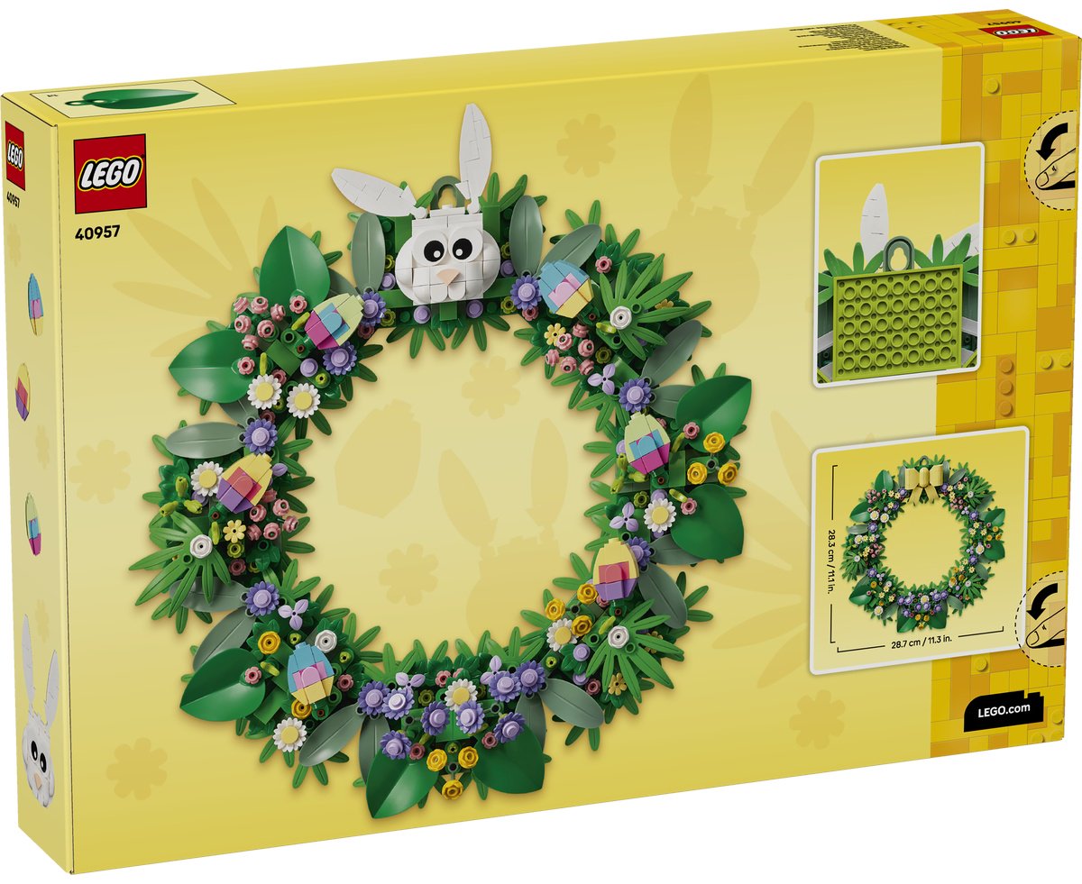 Конструктор LEGO Весенний венок 40957, деталей 747 шт купить,NaN