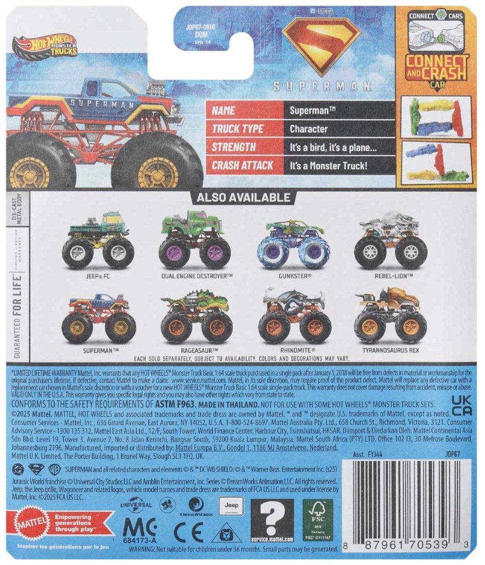 Внедорожник Hot Wheels Superman 2025 синий купить,NaN