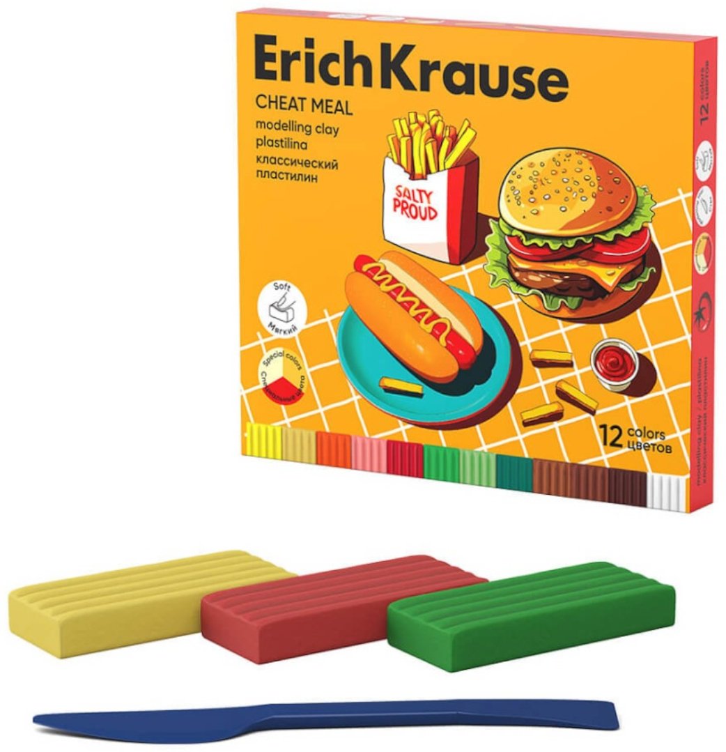 Классический Erich Krause Cheat Meal 65443 количество цветов: 12 шт купить,NaN