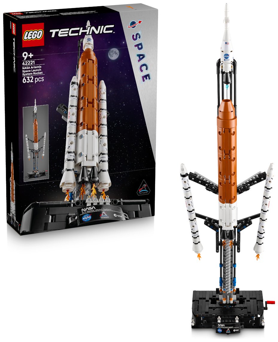 Конструктор LEGO Ракета Space Launch System программы NASA «Артемида» 42221, деталей 632 шт купить,NaN