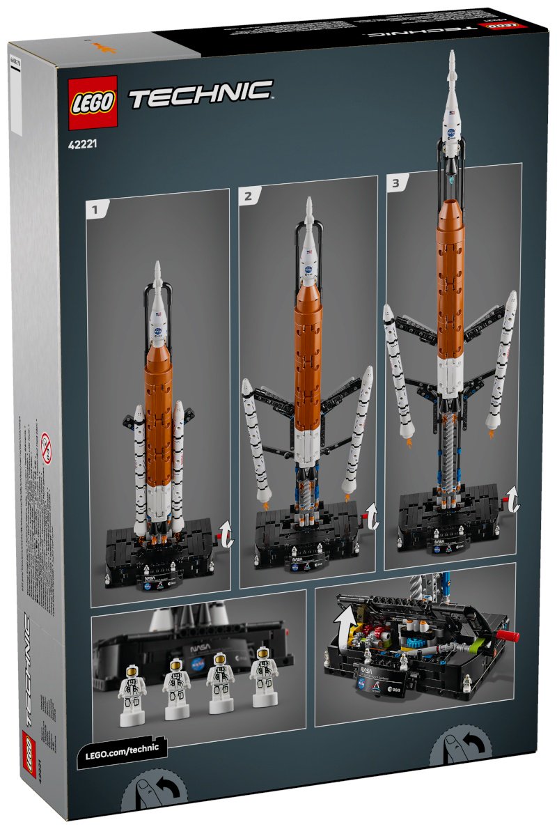 Конструктор LEGO Ракета Space Launch System программы NASA «Артемида» 42221, деталей 632 шт купить,NaN
