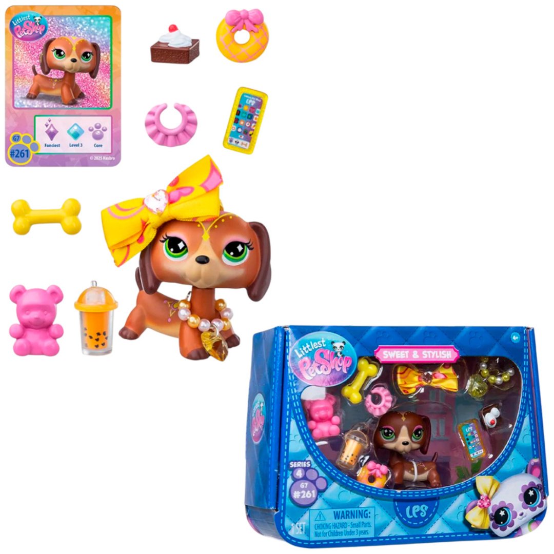 Набор Littlest Pet Shop Стиль фигурка животного с аксессуарами. Такса - ForteMarket Набор Littlest Pet Shop Стиль фигурка животного с аксессуарами. Такса купить,NaN