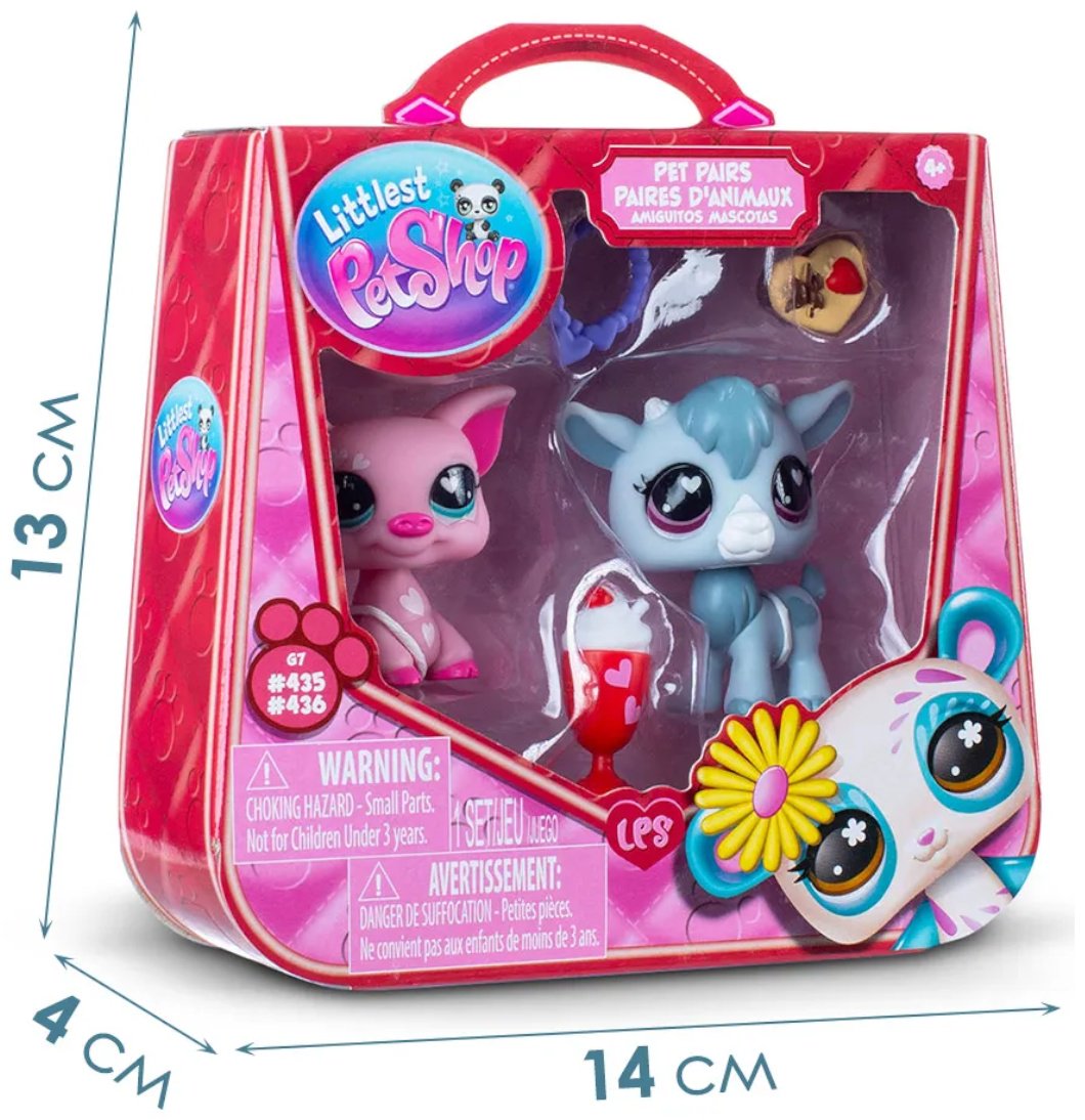 Набор Littlest Pet Shop Праздники Свинка и Козлик купить,NaN