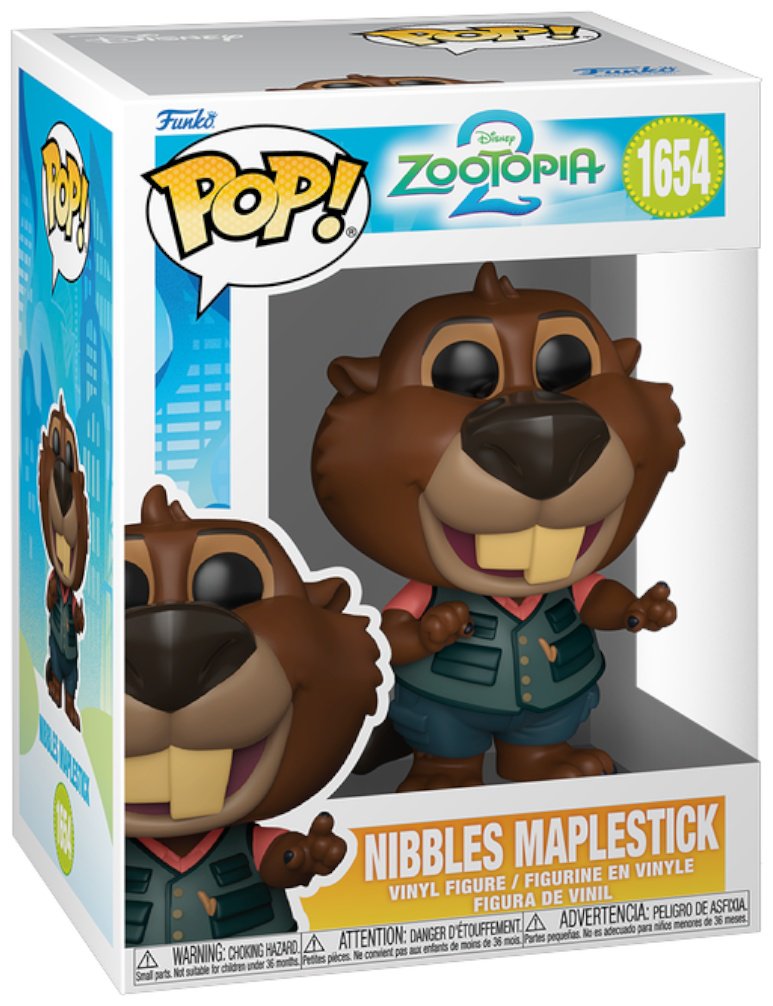 Funko POP! Disney Zootopia 2 Nibbles Maplestick (1654) 10 см 1 шт купить,NaN