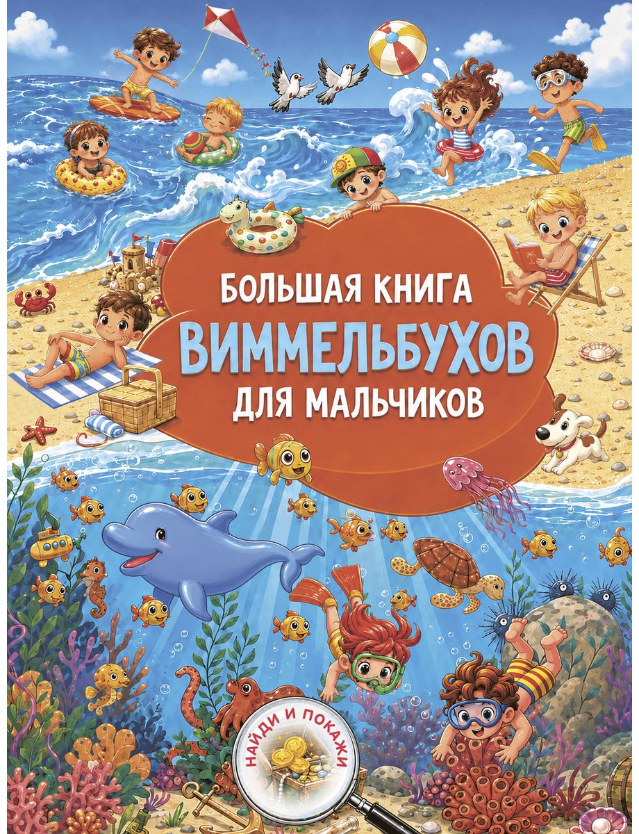 Книга Нет автора: Большая книга виммельбухов для мальчиков купить,NaN