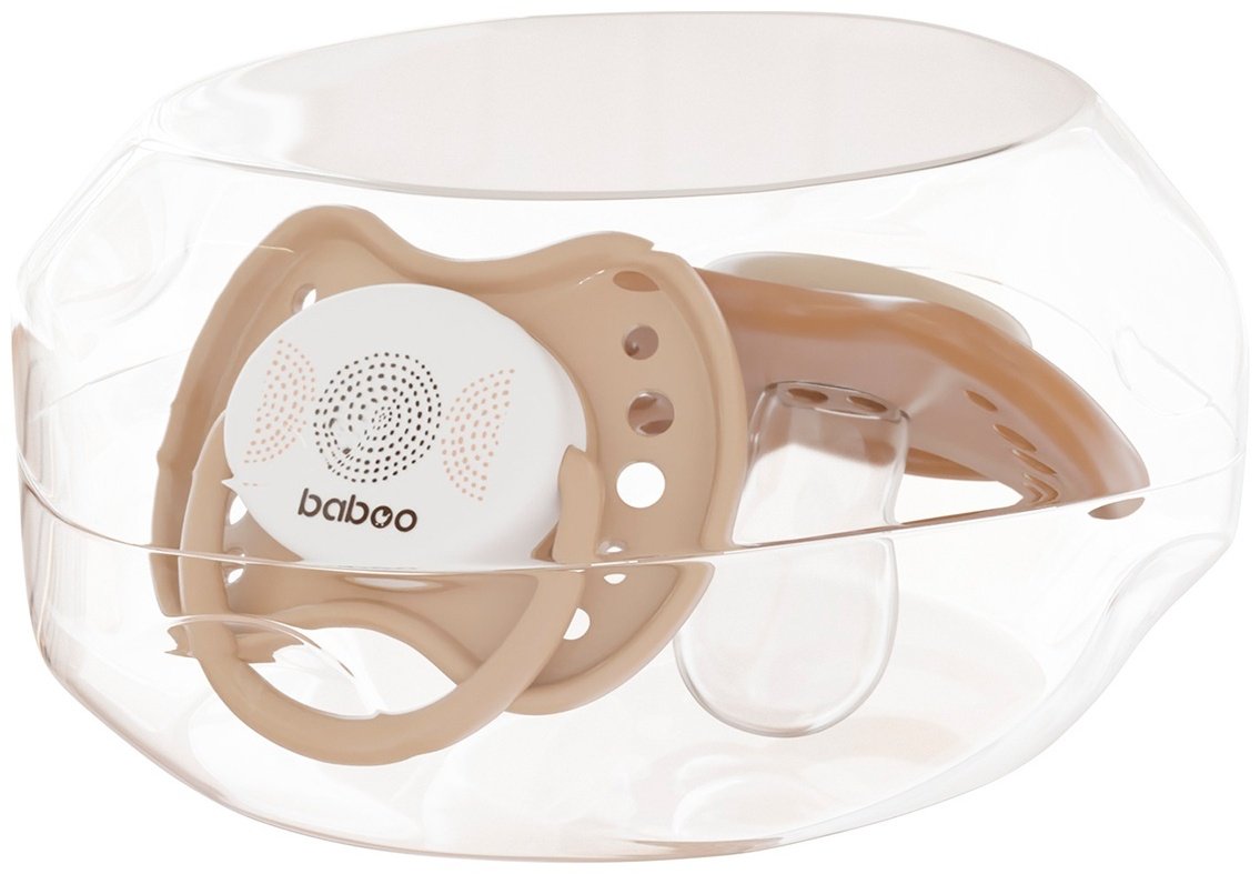 Пустышка Baboo Peachy Keen 5-051, 2 шт, бежевый купить,NaN