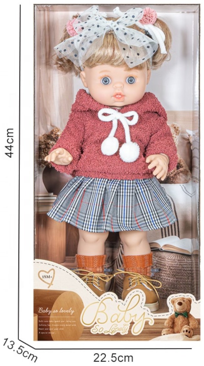 Пупс Baby So Lovely Модница в красном жакете 37.5 см купить,NaN