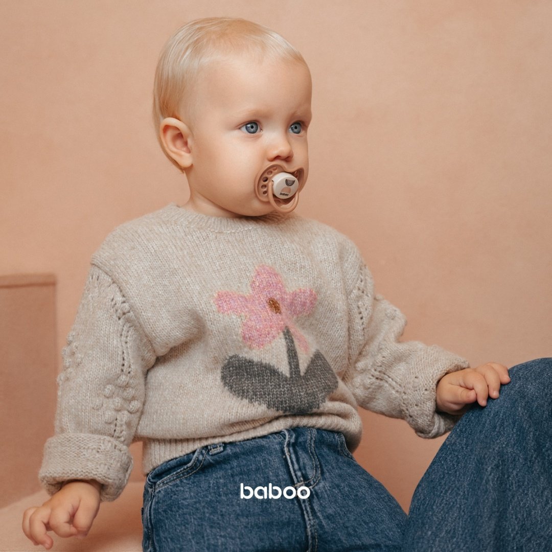 Пустышка Baboo Peachy Keen 5-051, 2 шт, бежевый купить,NaN