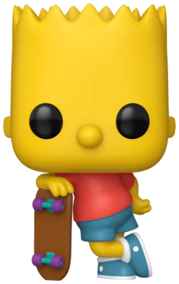 Фигурка Funko Bart Simpson with Skateboard 9 см 1 шт купить,NaN