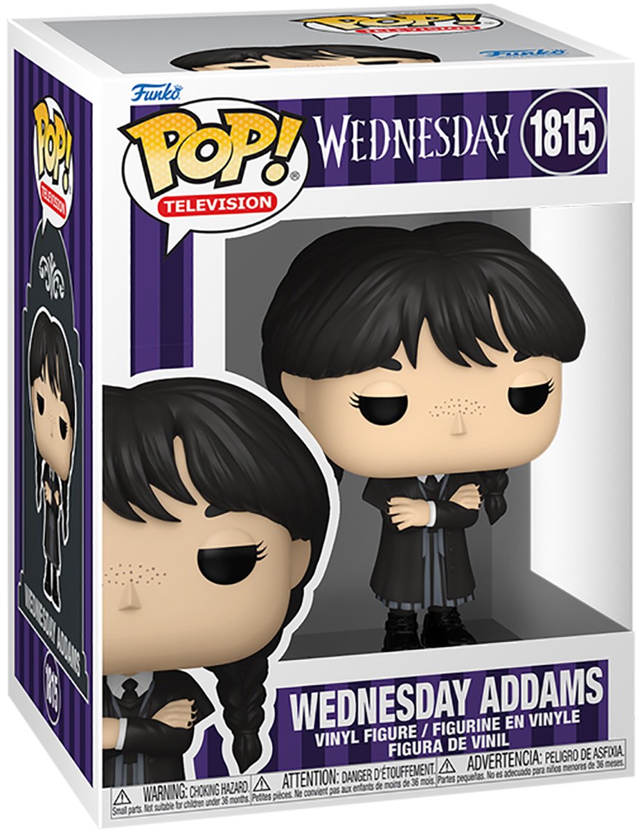 Funko Фигурка POP! TV Wednesday S2 Wednesday Addams (1815) по сериалу "Уэнздей". 10 см 1 шт купить,NaN