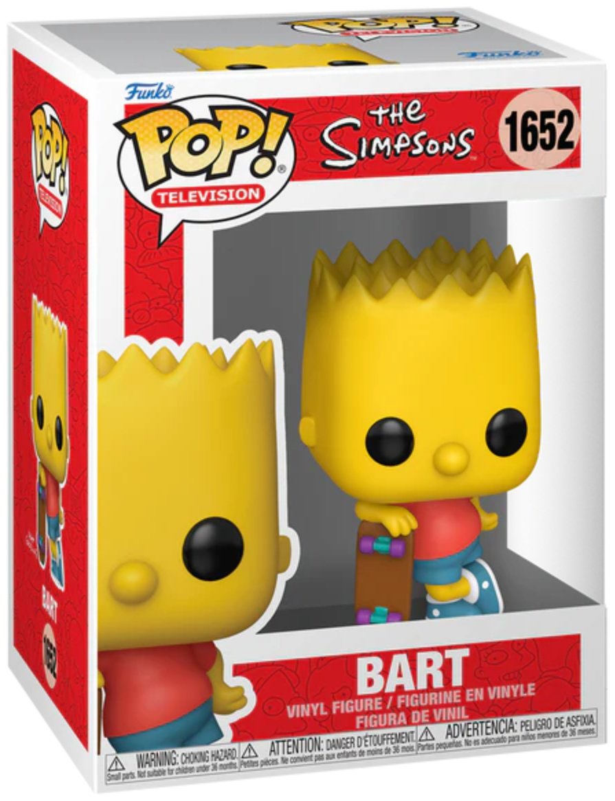 Фигурка Funko Bart Simpson with Skateboard 9 см 1 шт купить,NaN