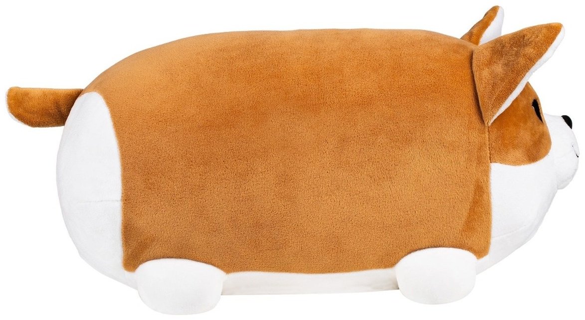 Fancy мягкая игрушка Корги лежебока, высота 40 см, коричневый купить,NaN