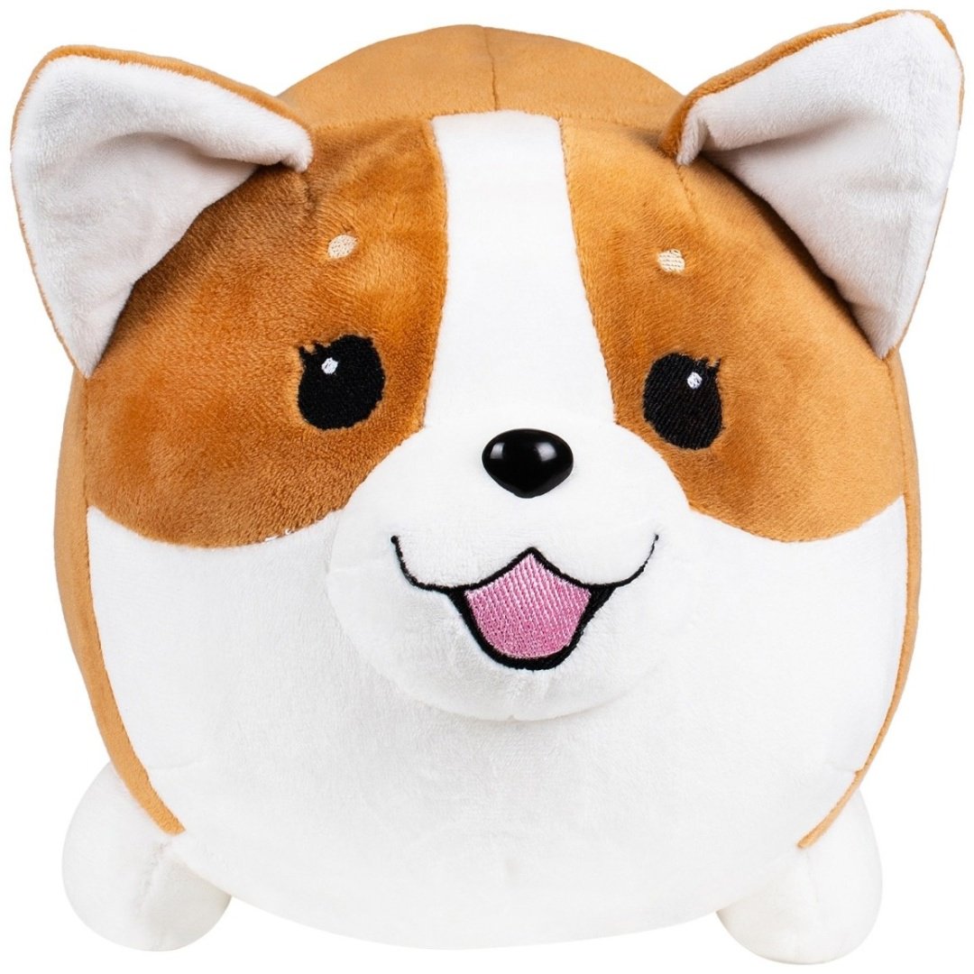 Fancy мягкая игрушка Корги лежебока, высота 40 см, коричневый купить,NaN