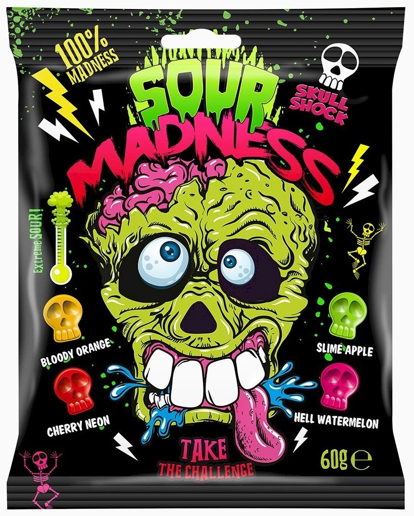 Конфеты леденцы Madness Take the Challenge 60 г купить,NaN