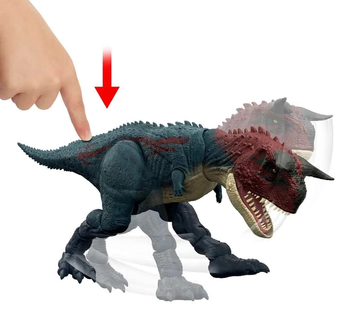Jurrasic World Фигурка карнотавра из "Парка Юрского периода" с звуковым сопровождением 43 см 1 шт купить,NaN