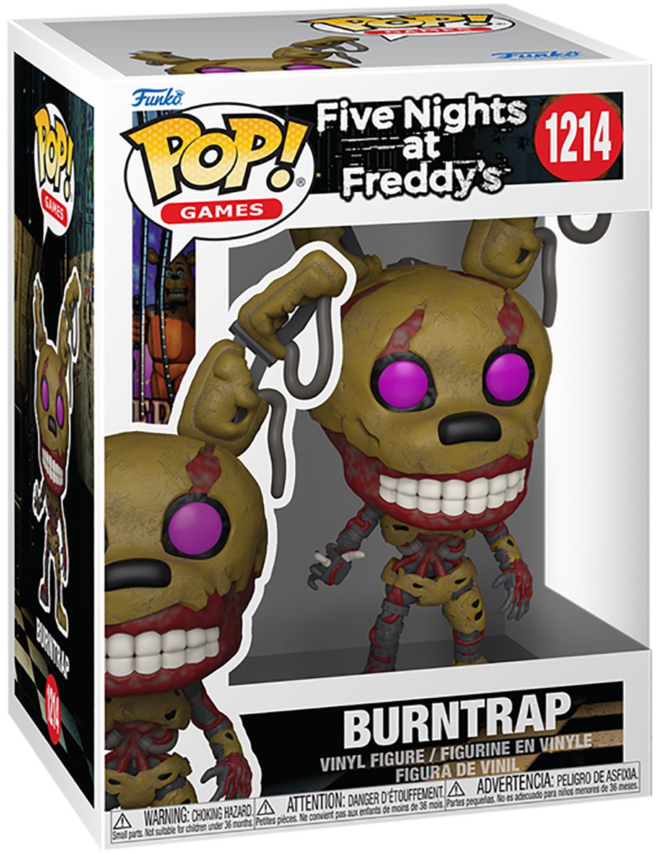 Funko POP! Games FNAF Burntrap (1214) 10 см 1 шт купить,NaN