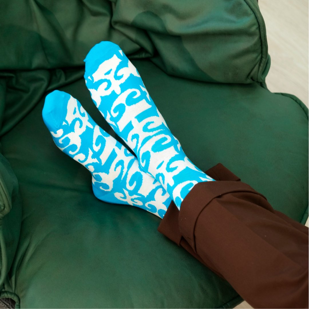 Носки TwoSocks 1 пара синий 38 - 42 купить,NaN