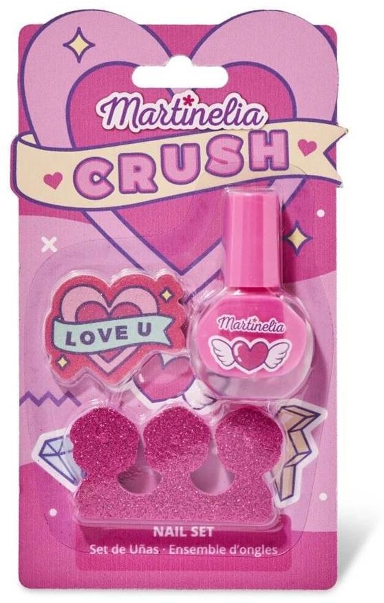 Martinelia Crush Nail. Мини набор для ногтей розовый лак для ногтей 3+ купить,NaN