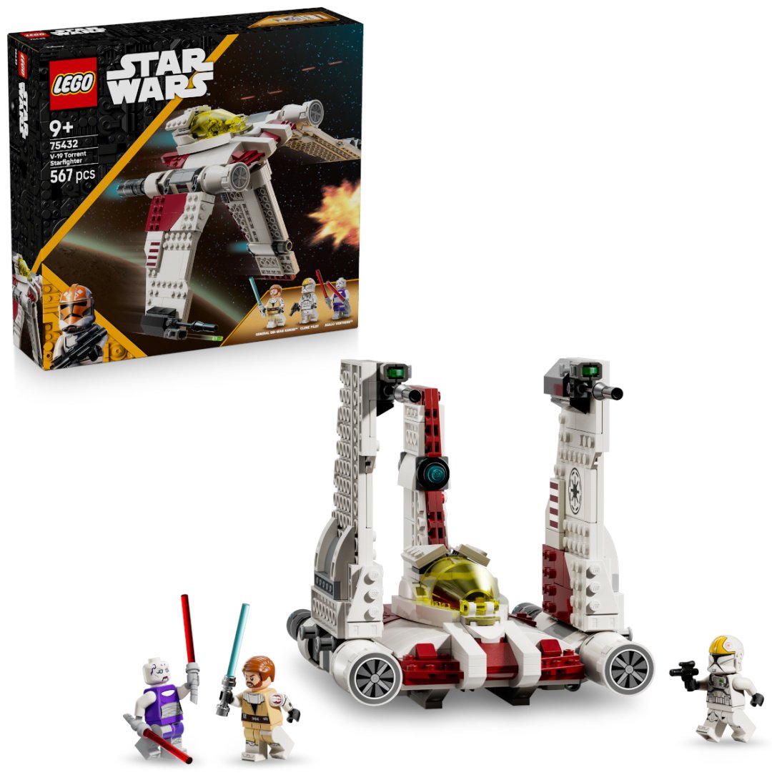 Конструктор LEGO Истребитель V-19 Torrent Star Wars 75432, деталей 567 шт купить,NaN